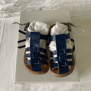 Freshly Picked Bixby Sandals (size 8 red or blue)